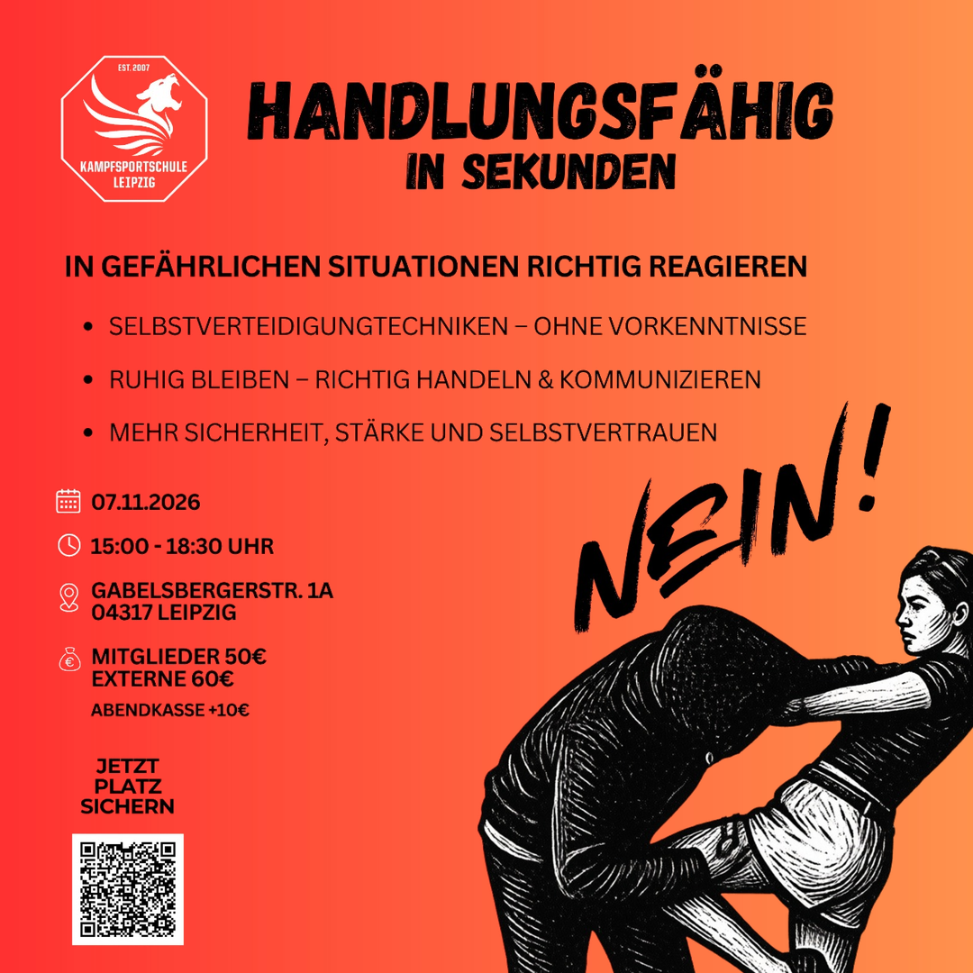 Selbstbehauptung und Selbstverteidigung – Grundlagencrashkurs Nein heißt Nein